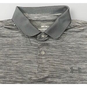 Under Armour The Performance Short Sleeve Golf Polo Shirt‎ Men's M Gray